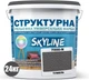 Краска цветная структурная SkyLine 7000-N 24 кг Тумель (4821044022232) - изображение 2