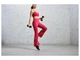 Спортивные штаны Regular Fit в рубчик для женщины Crivit LYCRA® 463897 M Розовый - изображение 2