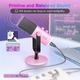 Микрофон динамический Fifine AM8 Pink XLR/USB - изображение 7