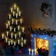 Набор из 30 LED Свечек для Елки, Беспроводные, Дымированные, с Пультом ДУ, Теплый Белый - изображение 4