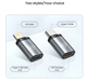 Адаптер Type-C на Lightning 2 в 1, переходник коннектор Lightning для iPhone/ Android - изображение 5