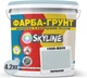 Цветная краска-грунт акриловая с кварцевым песком SkyLine 1005-B20G 4.2 кг Перванш (4821044020214) - изображение 2