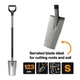 Лопата штыковая с зубчатым лезвием Fiskars Ergonomic S 123 см (1066714) - изображение 2