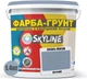 Цветная краска-грунт акриловая с кварцевым песком SkyLine 3020-R90B 1.4 кг Бусый (4821044020528) - изображение 2