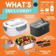 Електричний ланчбокс Travelisimo Electric Lunch Box Bari Black – портативний підігрівач їжі - зображення 3