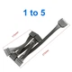 Переходник sata to 5 x sata, разветвитель питания SATA - изображение 4