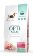 Сухой корм OptiMeal Adult Dog Medium Breed Turkey для собак средних пород с индейкой 12 кг - изображение 1