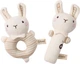 Набор мягких погремушек Gbee "Rabbit Rattles" (2 шт) для малышей с рождения (PC1045) - изображение 10