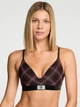 Женский комплект белья со стразами Victoria's Secret лиф и трусики брифы 1161527812 (Черный 32C/XS) - изображение 2