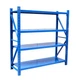 Стелаж металевий RIAS IG-500 підвищеної міцності до 500 кг 250x200x60 см Blue (3_07935) - зображення 1