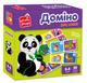 Дитяче доміно Зоопарк Vladi Toys VT2100-07, розвиваюча гра з тваринами для малюків від 3 років у коробці - зображення 1