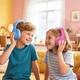 Bluetooth стерео гарнітура 40 мм 300 мАч для дітей XO BE54 Рожевий - зображення 5
