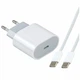 Зарядний пристрій Apple 35W Type-C адаптер з кабелем 1м білий - зображення 1