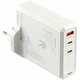Зарядний пристрій Remax RP-U106 140W 2C 1A GaN білий для ноутбуків смартфонів і планшетів - зображення 1