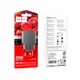 Сетевое зарядное устройство 25W USB-C 100-240V компактное Hoco CS24A черный - изображение 2