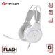 Ігрові навушники Fantech HQ53 Flash 50мм динаміки USB AUX білий ABS пластик для ПК та консолей - зображення 3