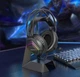 Игровые наушники Borofone BO105 Thunder 50мм USB AUX черные с RGB подсветкой для компьютера - изображение 8