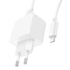 Мережевий зарядний пристрій Hoco CS11A 1USB 2.1A 10.5W USB to Lightning Білий для смартфонів та планшетів - зображення 3