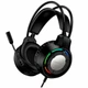 Игровые наушники Borofone BO112 Wave 50мм динамики 2м кабель USB AUX черный - изображение 1