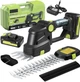 Акумуляторний кущоріз KRAFFTEC Saker Trimmer and Grass shear 36V 2АКБ / ножиці по догляду за садом - изображение 1