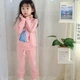 Костюм для девочки с принцессой Эльзой Розовый 100см 34359 - изображение 4