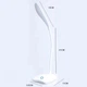 LED настільна лампа для читання з USB-зарядкою, сенсорне регулювання яскравості, лампа для захисту очей для столу, кімнати та офісу, біла - зображення 2