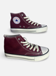 Жіночі кеди високі з вишивкою Converse бордові 40 - зображення 2