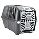 Переноска для собак и котов MPS Eco Pratiko 2 черная до 15 кг 55x36x36 см - изображение 1