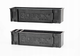 Набір тримачів 2шт. для інструментів Qbrick System Custom Long Items Holder (5901238261346) 70 х 85 х 275 мм, пластик - зображення 2