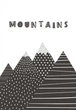 Постер у рамці Mountains 30х40 см - зображення 1