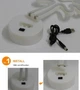 Неоновый ночник-светильник Фламинго LED для комнаты работает от батареек и USB - изображение 4