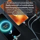 Универсальный кабель быстрой зарядки i2C Tu1 65W (Xiaomi, Oppo VOOC, Vivo) TypeC-TypeC 1.2m Black (43530) - изображение 7