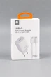 Сетевое зарядное устройство USB-C блок питания 40W с кабелем Type-C Type-C - изображение 2