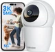 Внутренняя камера CZEview ZY-D4 5MP 3K поворотная 360° - изображение 1