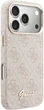 Etui Guess 4G Script MagSafe do Apple iPhone 17 Pro Pink (GUHMP17L5P4FWMSP) - obraz 4