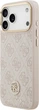 Etui Guess 4G Strass Logo & Big Strap Metal Buttons MagSafe do Apple iPhone 17 Pro Max Pink (GUHMP17XP4G4DCSP) - obraz 2