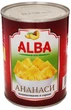 Ананасы Alba Food кусочками в сиропе 580 мл (8858871805116) - изображение 1