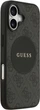 Etui Guess 4G Circle Classic Logo MagSafe do Apple iPhone 17 Black (GUHMP17SP4PGRSGK) - obraz 4