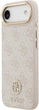 Etui Guess 4G Strass Logo MagSafe do Apple iPhone Air Pink (GUHMP17MP4GRMDEP) - obraz 2