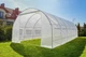 Теплиця садова 24 м² Funfit Garden (8 х 3 х 2 м) з армованою плівкою UV-4, з вікнами, Прозора - зображення 4