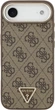 Чохол Guess 4G Triangle Logo MagSafe для Apple iPhone Air Brown/Gold (GUHMP17MP4GTDGMW) - зображення 3
