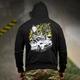 Худі Crop Поліція з принтом Bandit 2XL чорне - зображення 2