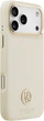 Etui Guess Grained Strass Logo MagSafe do Apple iPhone 17 Pro Max Beige (GUHMP17XPGCRMDEE) - obraz 4