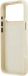 Etui Guess Grained Strass Logo MagSafe do Apple iPhone 17 Pro Max Beige (GUHMP17XPGCRMDEE) - obraz 7
