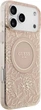 Etui Guess IML Flowers Electro Pearl Strap MagSafe do Apple iPhone 17 Pro Pink (GUHMP17LHCPOFPP) - obraz 3