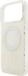 Etui Guess IML Flowers Electro Pearl Strap MagSafe do Apple iPhone 17 Pro Max White (GUHMP17XHCPOFPH) - obraz 6