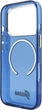 Etui Guess IML Script Metal MagSafe do Apple iPhone 17 Pro Blue (GUHMP17L5HTCSMSB) - obraz 7