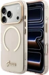 Etui Guess IML Script Metal MagSafe do Apple iPhone 17 Pro Pink (GUHMP17L5HTCSMSP) - obraz 1