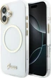 Etui Guess IML Script Metal MagSafe do Apple iPhone 17 Transparent (GUHMP17S5HTCSMST) - obraz 1