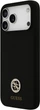 Etui Guess Silicone Logo Strass 4G MagSafe do Apple iPhone 17 Pro Max Black (GUHMP17XM4DGPK) - obraz 2